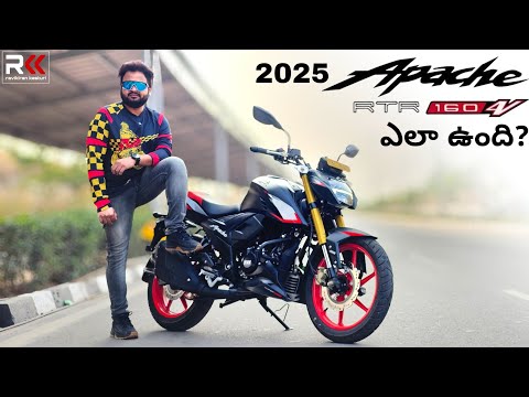 2025 TVS Apache 160 4V USD Detailed Review Telugu ‐ This 1 video tells ALL #ravikirankasturi