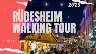 Magical Rüdesheim Christmas Market 2025 | Walking the Drosselgasse & Old Town