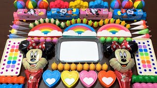 Mixing Random Rainbow Things Into Glossy Slime  Super Satisfying #1647