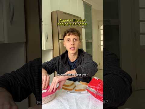 Manda pro amigo que só come kkkk 😂 #filhos #pais #familia #humor #comida #mãe #adolescentes #memes