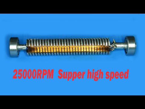 How to make fast speed motor from bolt