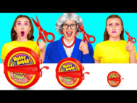 Big, Medium and Small Plate Challenge | Funny Situations in Kitchen by BaRaDa Challenge