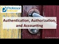 Understanding the AAA Framework and Authorization Models
