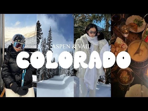 Colorado Travel Vlog | weekend ski trip with friends, first time in aspen + vail & restaurant recs!