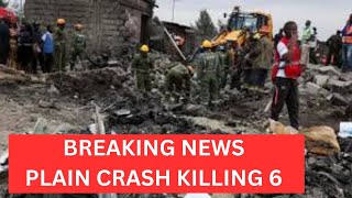 6 PEOPLE  DIE IN  AMREF AIRCRAFT CRASH IN MWIHOKO IN KIAMBU COUNTY WHILE  FLYING FROM WILSON AIRPORT