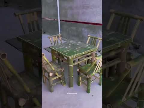 Bamboo furniture in china #shorts