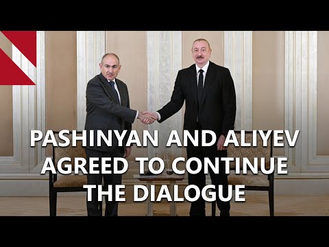 YouTube video thumbnail: Pashinyan and Aliyev Reaffirm Dialogue in Abu Dhabi