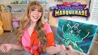 NEW Pokemon Cards Twilight Masquerade Elite Trainer Box Opening!!
