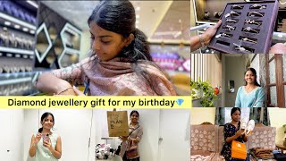 Vlog#71 ❤️1,30,000/- Worth Self gift for my birthday🫶||Birthday shopping & Review #diml #diamond
