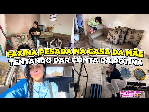 VOLTEI TRABALHAR DE FAXINEIRA 🪣// MOSTREI UM POUCO DO MEU TRABALHO + ROTINA TENTANDO SER FITINIS