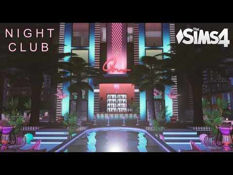 Nightclub - Pool - Gym - Beauty Salon 💘 (noCC) THE SIMS 4 | Stop Motion