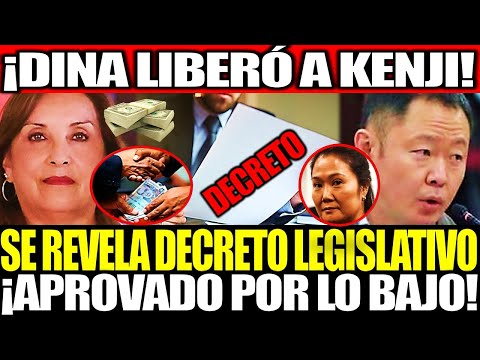 "DINA AYUDO A SU JEFA KEIKO, LIBERÓ AL HERMANITO KENJI CON DECRETO LEGISLATIVO"