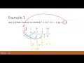 Exploring Synthetic Division in Algebra 2