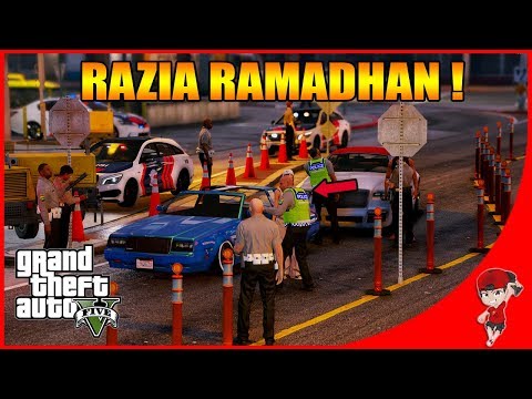 GTA V MOD INDONESIA (34) - SERU !! RAZIA RAMADHAN DI KOTA !!