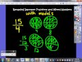 Renaming Improper Fractions and Mixed Numbers with Visual Models