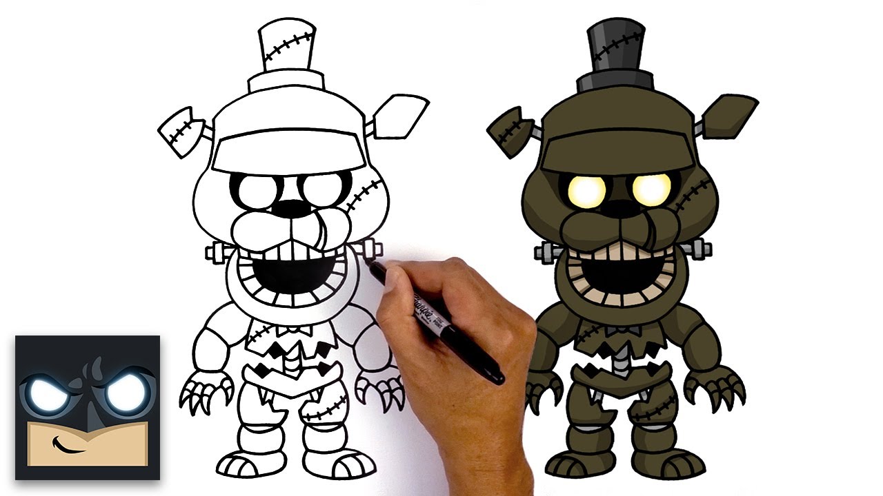 How To Draw FNAF - Dreadbear