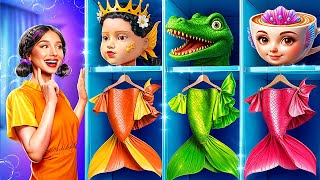 Hoe word je een Zeemeermin in de Gevangenis! Van Squid Game Pop tot populaire Zeemeermin!