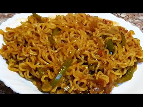 Desi Tadka Maggi | Spicy Maggi Masala Recipe -Chinese Maggi Recipe-Street Style Maggi Masala