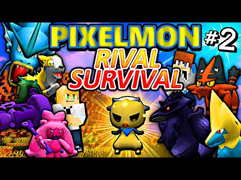 Pixelmon Rival Survival - "SHINY SHENANIGANS!" - Episode 2 (Minecraft Pokemon Mod)