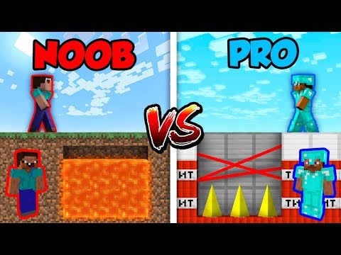 Minecraft NOOB vs. PRO: DEADLY TRAP in Minecraft!