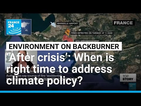 YouTube video thumbnail: As Marseille Reels From Early Summer Wildfire, France Rolls Back Environmental Protections