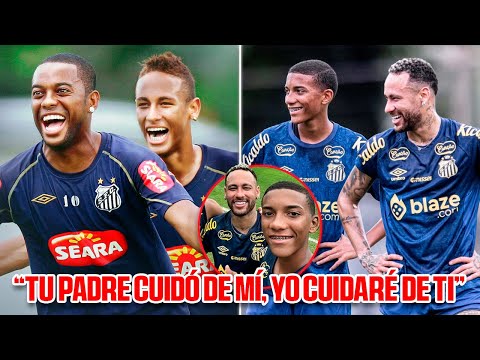 Así es como NEYMAR ADOPTÓ al hijo de ROBINHO en SANTOS para CONVERTIRLO en un CRACK