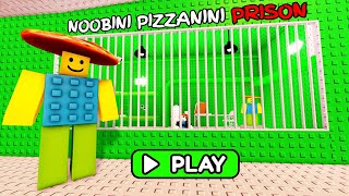 NOOBINI PIZZANINI PRISON RUN! (Obby) Roblox Gameplay Walkthrough No Death