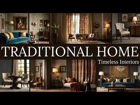 50+ Traditional Home Decor & Interiors: Weaving Graceful Heritage Through Timeless Design