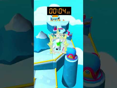 HUMILLO A HACKER EN STUMBLE GUYS🤑SUPERÉ SU RECORD EN ICY HEIGHTS🤙 #shorts #stumbleguys