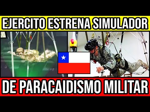 Ejército de Chile ESTRENA Simulador Paracaidismo Militar 🇨🇱 #Chile #Valparaiso #ViñaDelMar #BioBio