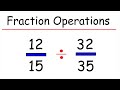 Multiplying and Dividing Fractions