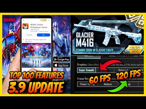 🔥M416 GLACIER BACK l NEW 3.9 UPDATE TOP 100 FEATURES l 3.9 UPDATE RELEASE DATE