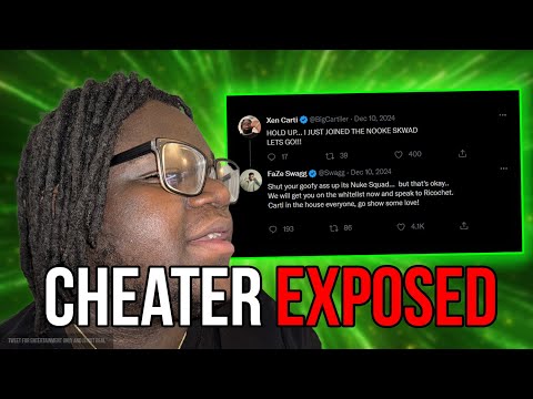 BIG CARTIIER CAUGHT CHEATING AFTER FAZE SWAGG SIGNS HIM TO THE NUKE SQUAD!