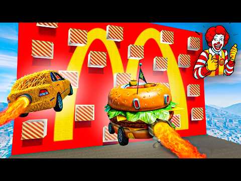 AGUJEROS CON SORPRESAS ESPECIAL MCDONALDS! HAMBURGUESA VOLADORA!! - GTA 5 ONLINE