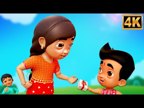 Happy Raksha Bandhan, रक्षाबंधन की हार्दिक शुभकामनाएं, Indian Festival Song and Hindi Rhymes