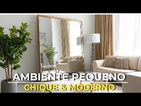 10 IDEIAS INCRÍVEIS PARA DECORAR AMBIENTES PEQUENOS COM LUXO