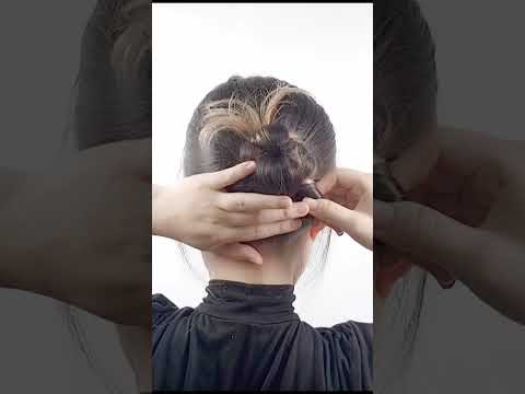 짱짱한 올림머리 빠르게 만들어 보세요 #hair #hairstyle #헤어