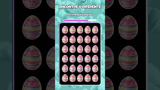 Encontre o Ovo Diferente! Só os Atentos Conseguem 👀