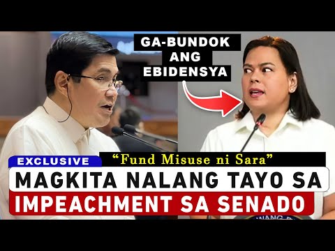 Erwin Tulfo Sa Senado Nalang daw Huhusgahan si VP Sara Duterte