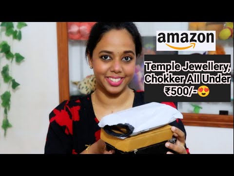 Amazon Festival Special Jewellery Haul / Temple Jewellery, Chokker / Sumistipstalks