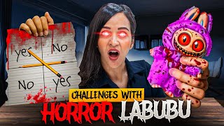 Do Not PLAY Horror ELEVATOR Ritual with Labubu at 3 AM 😭