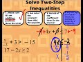 Solving Two-Step Inequalities Effectively