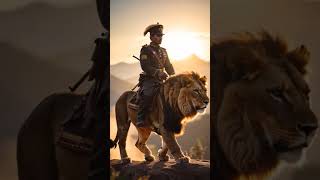 Man riding the lion 🦁 #viralvideo #viralshorts #shorts #shortvideo #shortsfeed