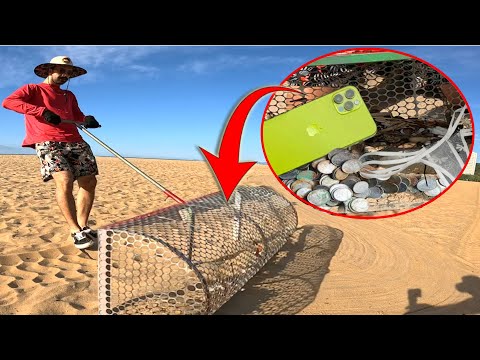 Descobri como achar TODAS as Coisas PRECIOSAS Perdidas na Areia da praia