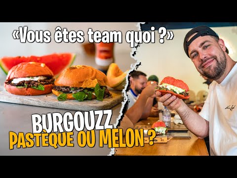 Nos Burgers Melon et Pastèque chez Burgouzz (une folie)