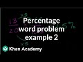 Solving Real-Life Percent Word Problems