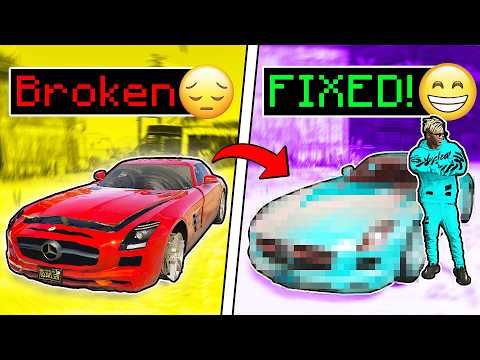 FIXING & UPGRADING BROKEN SUPERCARS in GTA 5!