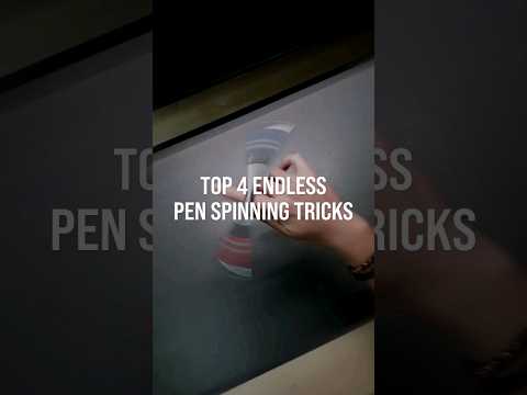 Top 4 ENDLESS Pen Spinning Tricks ๐ฅ#shorts