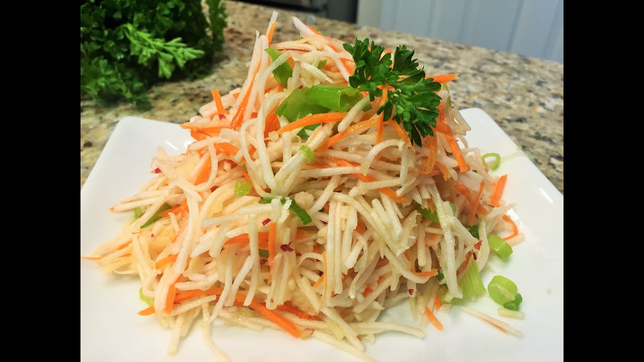 ВИТАМИННЫЙ САЛАТ из редьки, яблок и моркови!