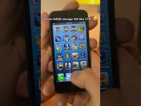 When 64GB storage felt like 2TB...🥹 #retrogames #iphonegames #iphone5 #ios6